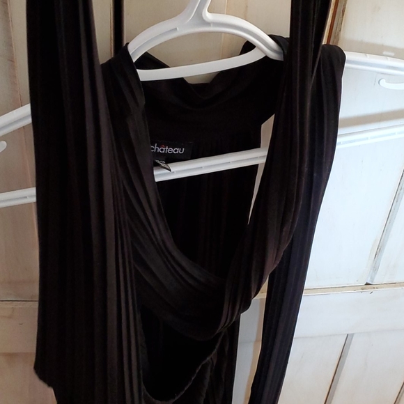 VINTAGE ! LE CHÂTEAU Black dress - Picture 4 of 6